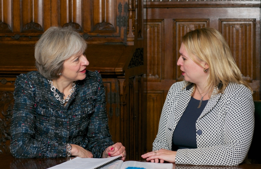 Karen and Theresa May 