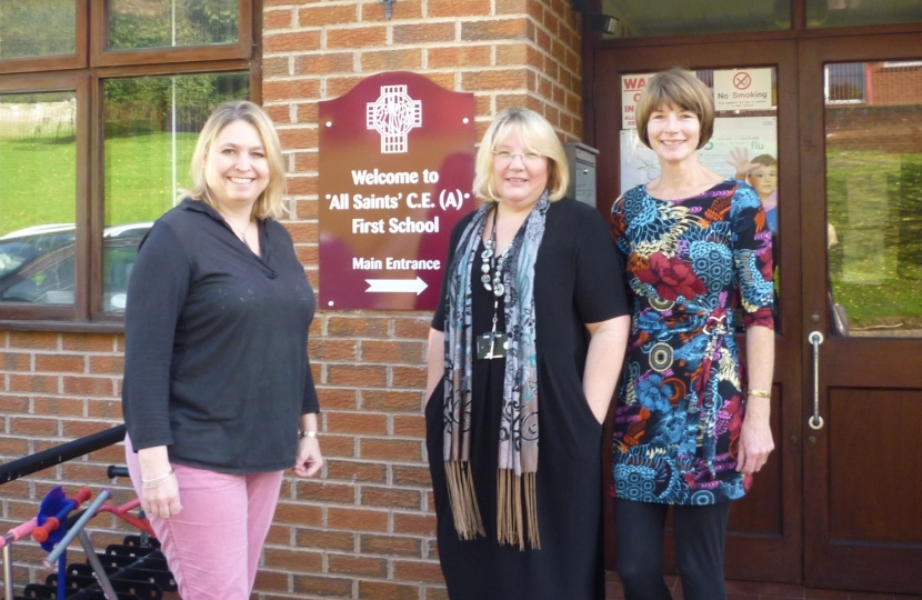 Karen Bradley, Liz Allbutt and Lynne Butterworth