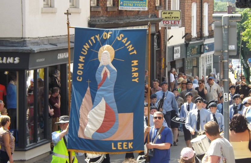 St Mary's Leek Club Day Banner