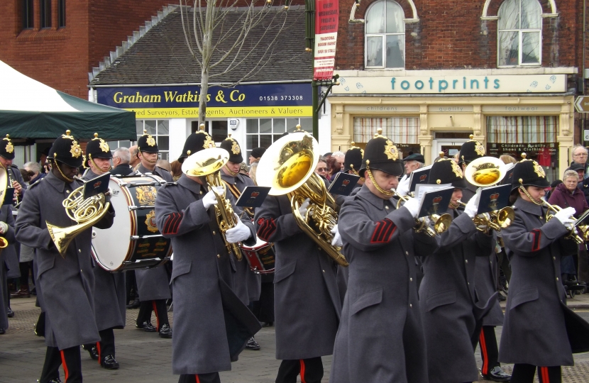 Royal Logistics Corps Band in Leek