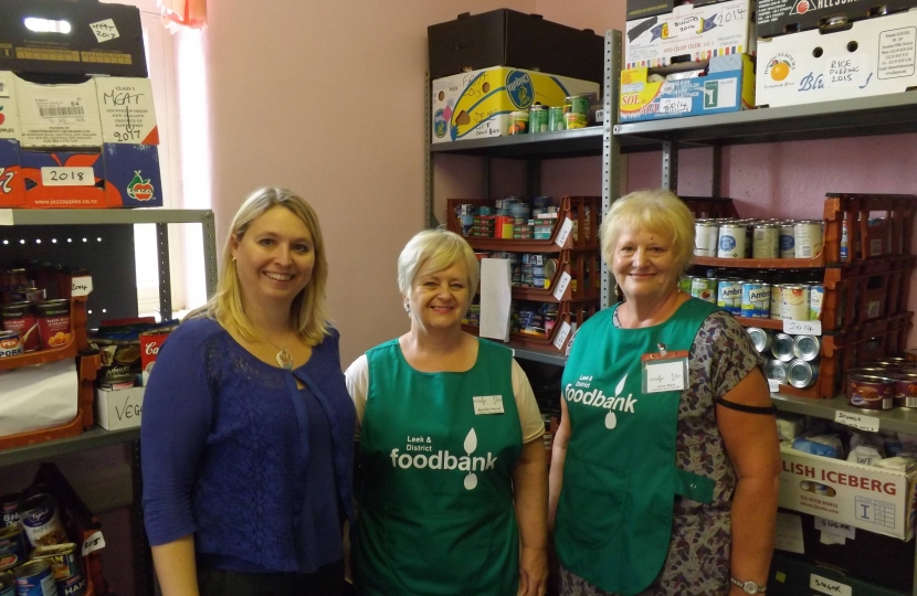 Leek Food Bank - Karen, Maureen, Anne