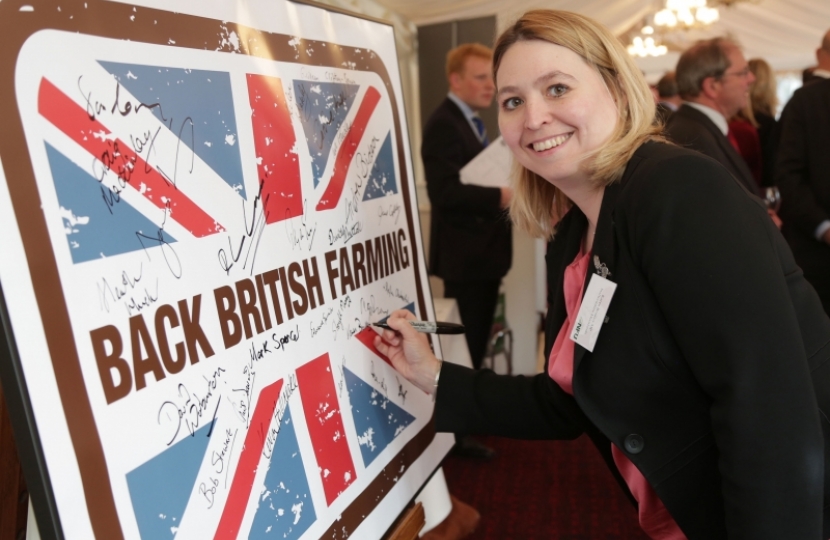 Karen Bradley backs British Farming