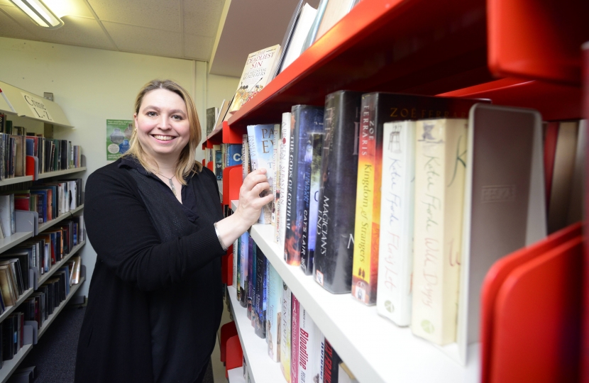 Karen Bradley at Werrington Library