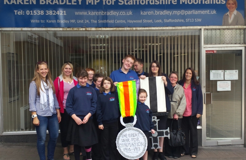 Meadows School Leek WW1 Medals