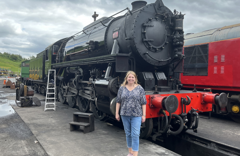 Karen at Churnet Valley Railway