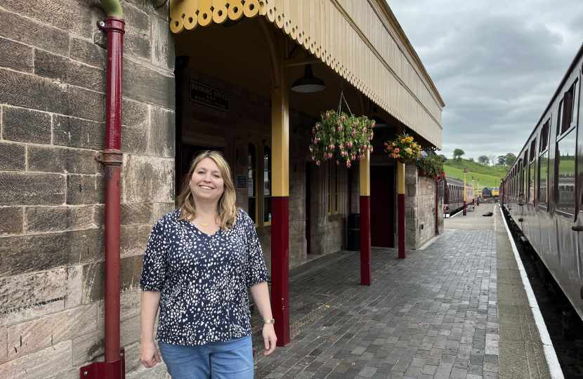 Karen at Churnet Valley Railway