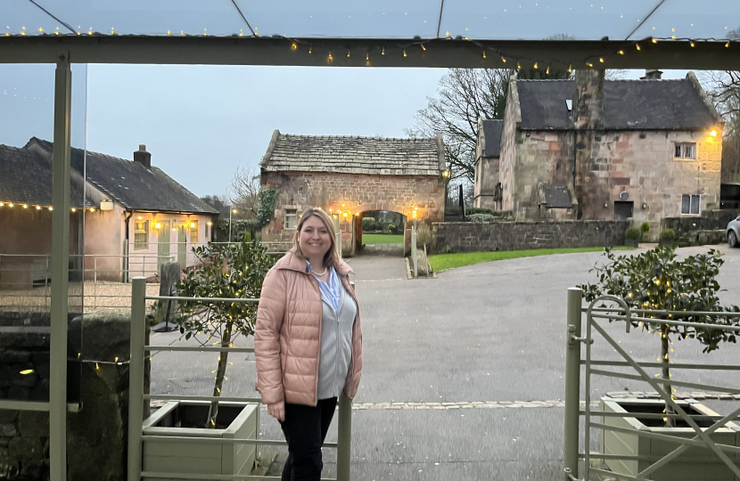 Karen at The Ashes Barns