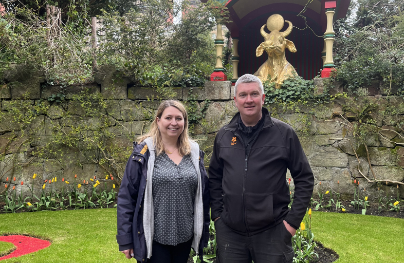 Karen at Biddulph Grange Gardens