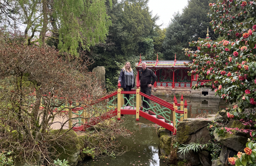 Karen at Biddulph Grange Gardens