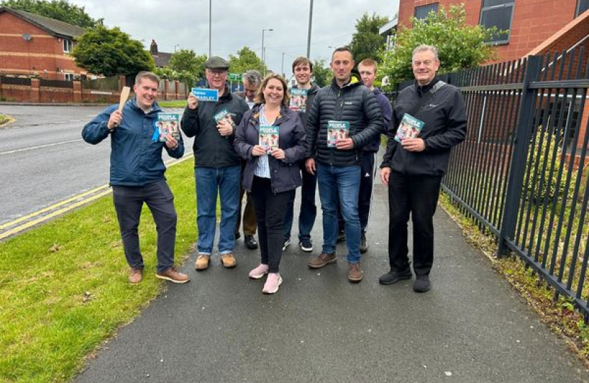 Great turnout by the team in Leek today