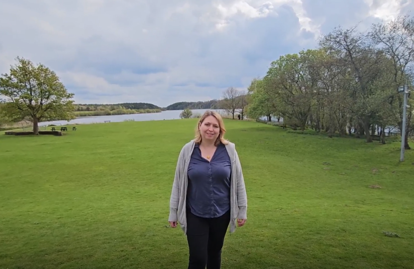 Karen at Tittesworth Reservoir