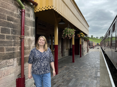 Karen at Churnet Valley Railway