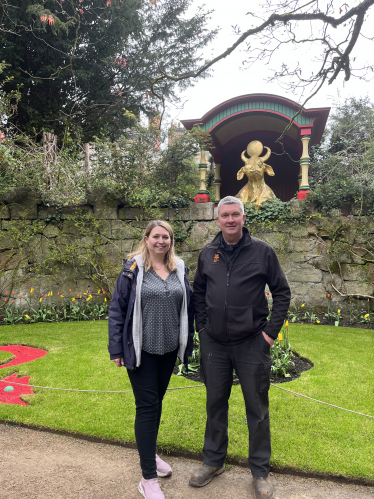 Karen at Biddulph Grange Gardens