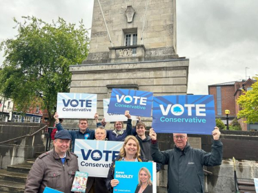 Great turnout by team in Leek today