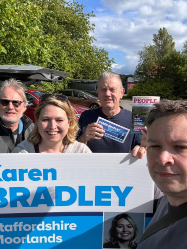 Cheadle campaigning