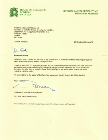 Letter to Ed Miliband