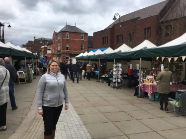 Karen at Sunday Supplement market