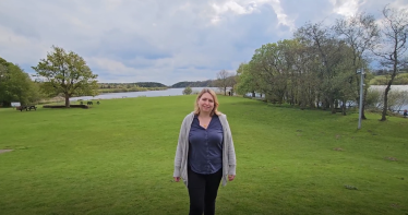 Karen at Tittesworth Reservoir